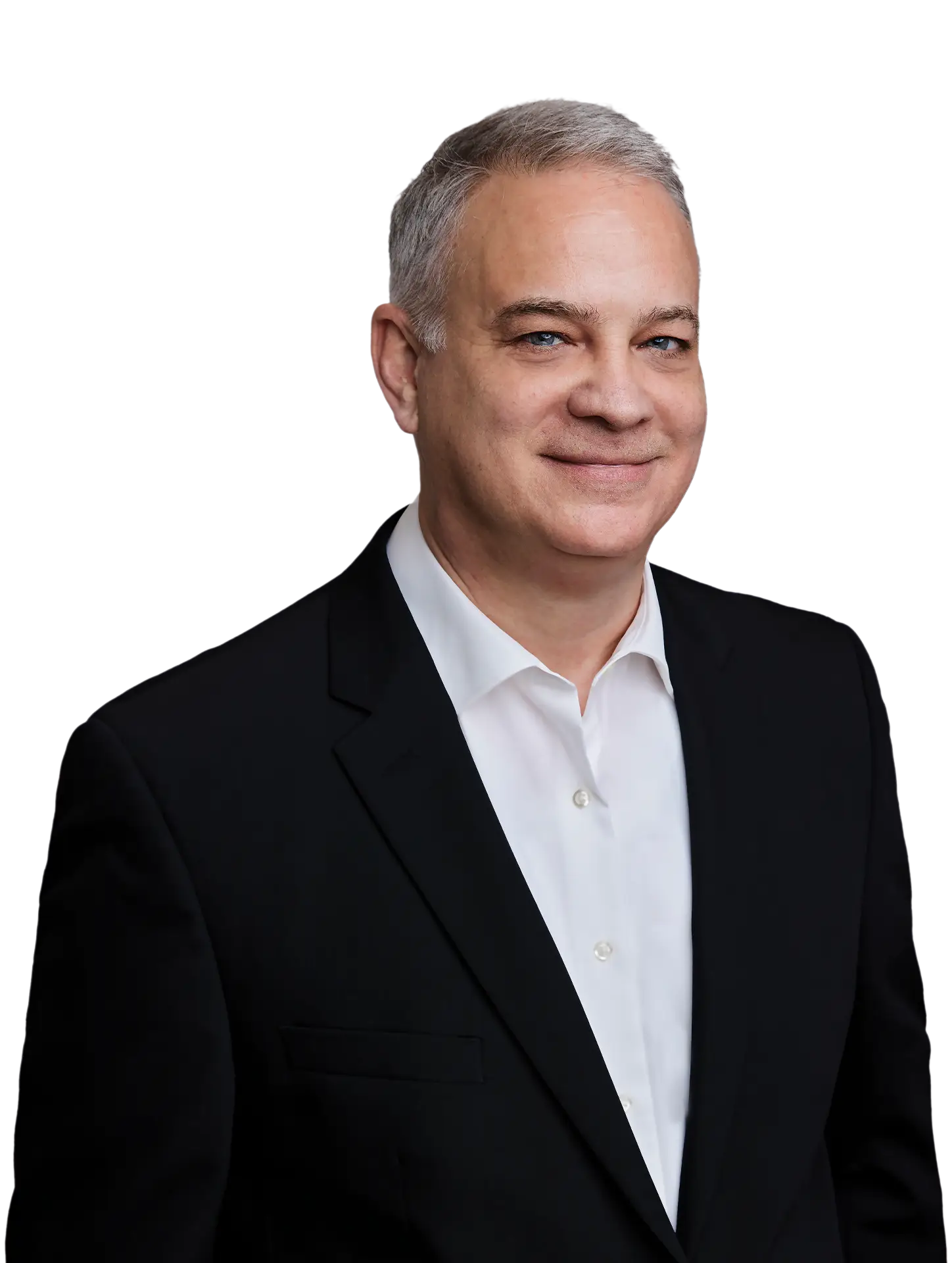 Richard Fowler in a black suit