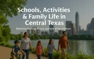 Family enjoying outdoor activities together.
