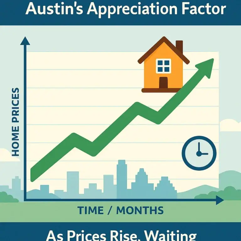 Home prices increase over time.
