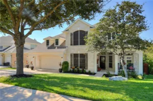 large house with austin stone